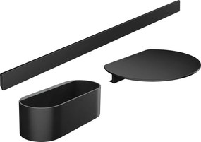Hansgrohe WallStoris, sada k vani, čierna matná, HAN-27966670