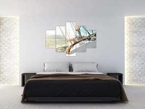 Obraz - Jachta (150x105 cm)
