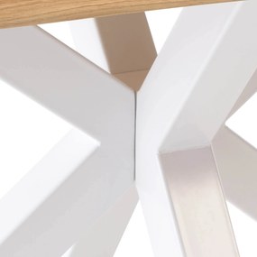 Stôl cerga 140 x 90 cm biely MUZZA