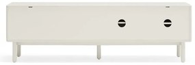 Krémovobiely TV stolík 180x56x40 cm Corvo – Teulat