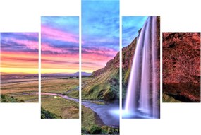 Obraz - Vodopád Seljalandsfoss (150x105 cm)