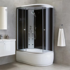 BPS-koupelny Hydromasážny box WSH7306L, 120x80 ľavý bez sauny