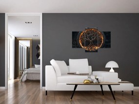 Obraz – Strom života v láve I. (90x60 cm)