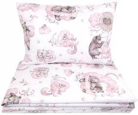 Vulpi Obojstranné obliečky  120x90 BabyBoom Pinky Friends