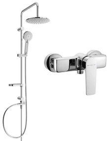 Mexen Carl sprchový set s dažďovou sprchou a sprchovou batériou Lynx, chrómová, 745940240-00