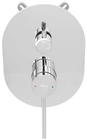 Rea Oval, podomietková sprchová sada + BOX, chrómová, REA-P8415
