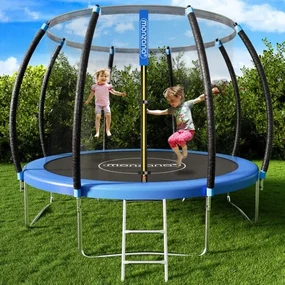 InternetovaZahrada Trampolína Ø305 cm s bezpečnostnou sieťou vo vnútri