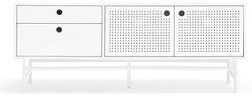 Biely TV stolík 140x52 cm Punto - Teulat