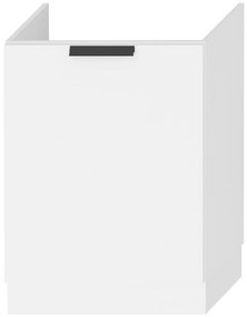 Kuchynská skrinka Denis d60zl pl biely satén mat/biela