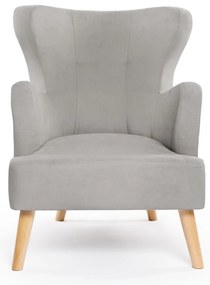 Svetlosivé kreslo ušiak Noemye – Bonami Selection