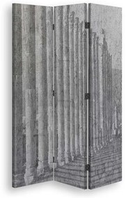 Ozdobný paraván, Architektonický řád - 110x170 cm, trojdielny, korkový paraván