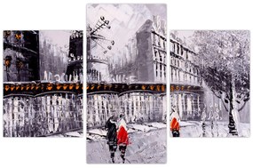 Obraz - Olejomaľba mesta II. (90x60 cm)