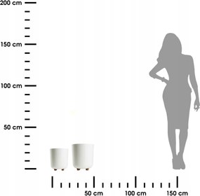 Sada 2 ks květináčů Terra 21x19,3/27,4x24,2 cm krémová