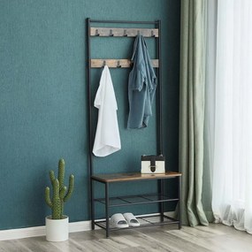 Vešiakový stojan s botníkom VASAGLE HSR41BX