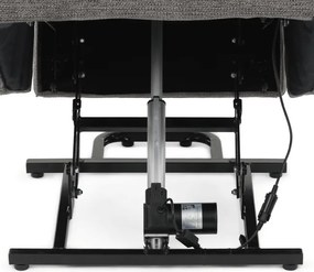 Polohovacie kreslo sivé, elektrické TV-Q8575 GREY2