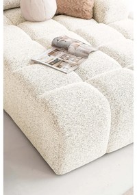 Krémová rozkladacia modulárna rohová pohovka s úložným priestorom (pravý roh) Lulu – Miuform