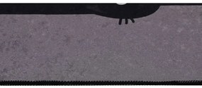Čierno-sivé kúpeľňové predložky v súprave 2 ks 60x100 cm Comfort – Foutastic