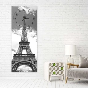 Gario Hodiny na stenu Eiffelova veža v oblakoch Rozmery: 25 x 65 cm