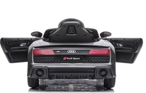 LEAN CARS Elektrické autíčko Audi R8 Lift A300 strieborné