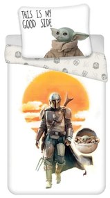 JERRY FABRICS Obliečky Star Wars Mandalorian 02 Bavlna, 140/200, 70/90 cm