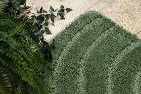 Kúpeľňový koberček SUPREME WAVES vlny, zelený