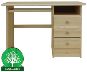 Písací stôl B-115 3S borovica