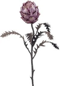 Umelý kvet Protea sivá/fialová 63 cm