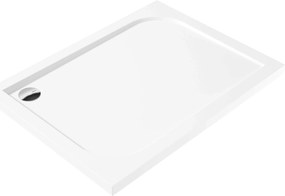 Deante Cubic, akrylátová obdĺžniková sprchová vanička 100x80x4,5 cm, biela, KTK_046B