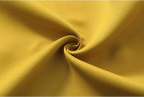 Žltý záves OXFORD 140x250 cm Zavesenie: Kovové krúžky
