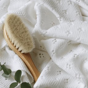 Bambusová prikrivka biela 80×100 cm