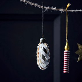 House Doctor Vianočná ozdoba Delic Golden – set 4 ks