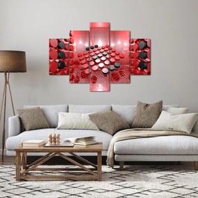 Obraz tlačidlové abstrakcie (150x105 cm)