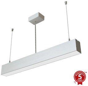 APLED - LED Luster na lanku LOOK LED/23W/230V 4000K 60 cm strieborná