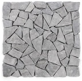 Divero Garth 792 mramorová mozaika sivá, 1 m2 - 30x30x1 cm
