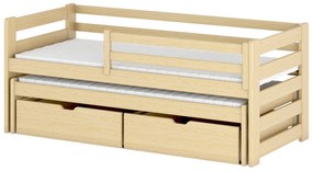 Detská posteľ 90 x 190 cm SIMO (s roštom a úl. priestorom) (borovica). Vlastná spoľahlivá doprava až k Vám domov. 1013056