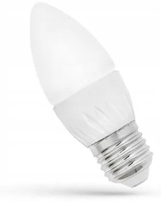 Toolight - LED studená žiarovka E-27 230V 6W 500lm Sviečka 13062, OSW-01020
