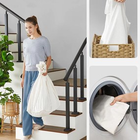 Plastový kôš na bielizeň 66 x 33 x 66 cm