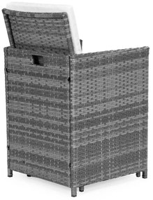 ZÁHRADNÝ SET MARINA 4 x KRESLO + 4 x TABURET + STÔL