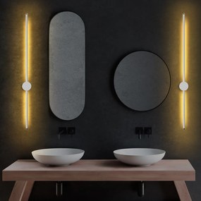 Biele LED nástenné svietidlo ø 7 cm Sword – Opviq lights