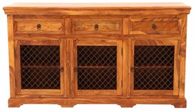 Komoda Jali 160x90x45 z indického masívu palisander Svetlomedová