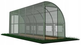 Záhradný fóliovník ku stene 6x1.5m, zelený | 9m2