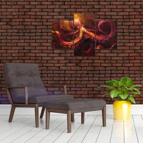 Obraz - Chobotnica, olejomaľba (90x60 cm)