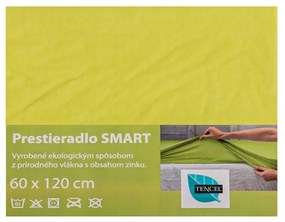 SCANquilt Detské prestieradlo/chránič SMART zelená 60x120 cm