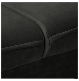 Tmavosivá zamatová pohovka 138 cm Juli – Ropez