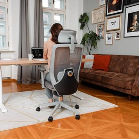 Liftor Space ergonomická kancelárska stolička, sivá