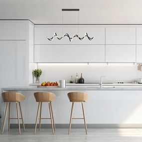 Závesné LED svietidlo Colia, 1x LED 55w, 4000k, b/g