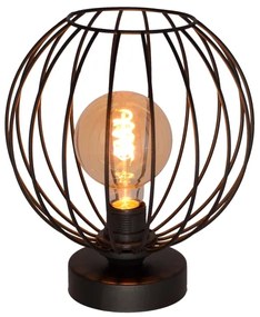Stolná lampa MERCURE 1xE27/15W/230V čierna