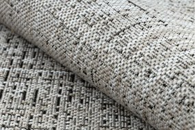 Koberec SIZAL FLOORLUX 20401 Ramka strieborný / čierny