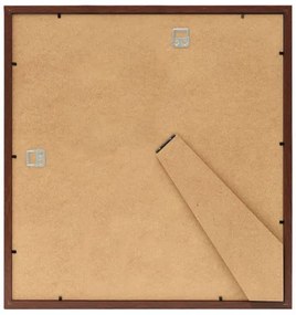 vidaXL Fotorámiky na stenu alebo stôl 5 ks hnedé 40x40 cm MDF-