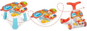 Ricokids Vzdelávacie chodítko 2 v 1 RK-810 biely a červený